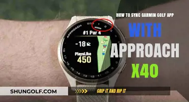 Sync Garmin Golf App with Approach X40: A Step-by-Step Guide