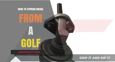 Stealthy Fuel Transfer: A Guide to Syphoning Diesel from a Golf