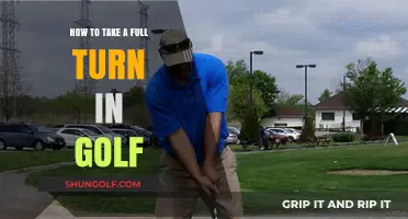 Mastering the Full Turn: A Golfer's Guide to Perfecting the Swing