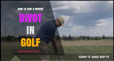 Mastering the Art of Taking a Perfect Golf Divot