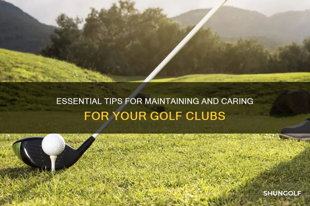 how to take care of golf clubs