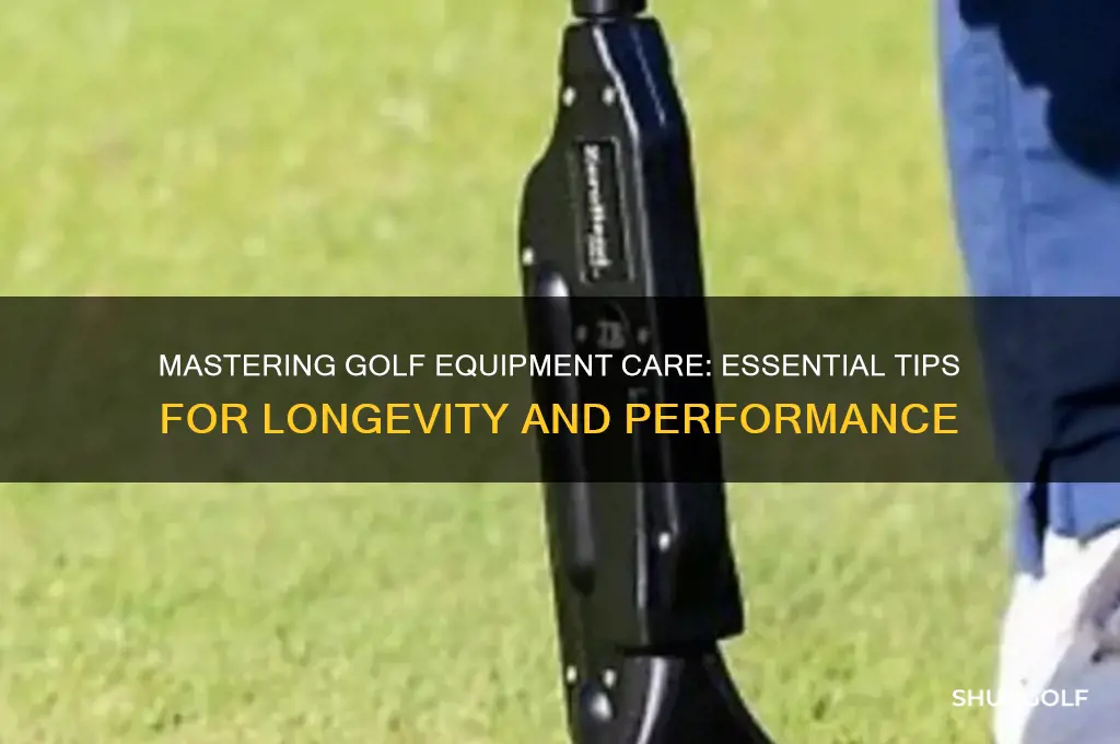how to take care of golf equipment