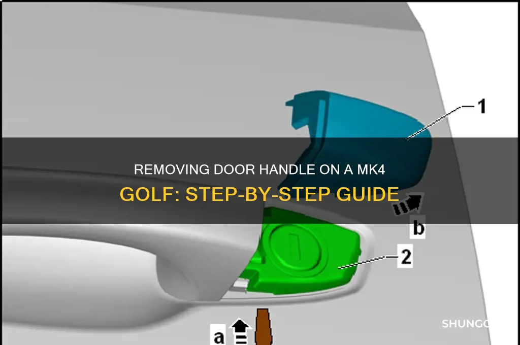 how to take door handle off mk4 golf