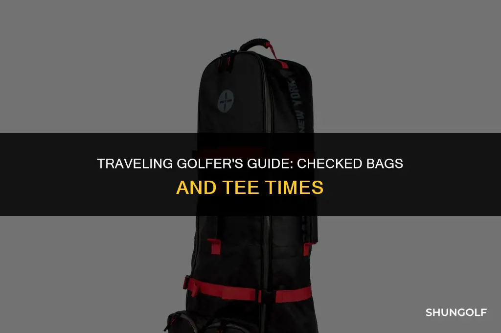 how to take golf bags as checked bag