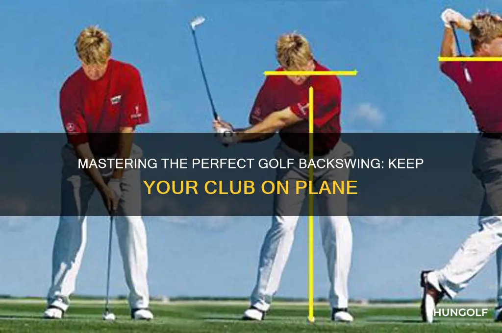 how to take golf club back on plane