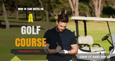 Mastering the Art of Note-Taking on the Golf Course