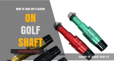Mastering the Art of Golf Shaft Sleeve Removal: A Step-by-Step Guide