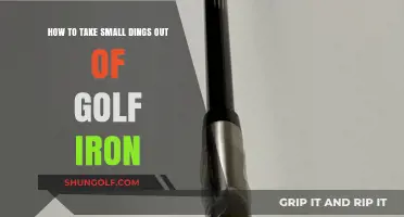 Fixing Golf Iron Dings: Simple DIY Repair Tips for Smooth Clubs