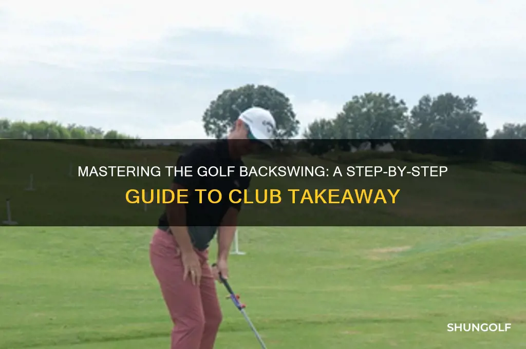 how to take the club back in a golf swing