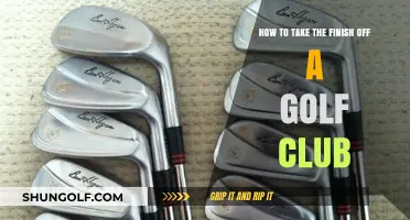 Effective Techniques to Remove Finish from Your Golf Club
