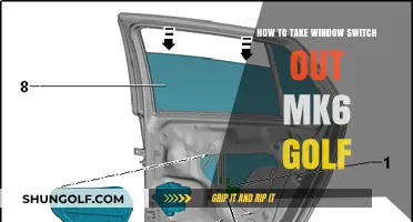 Easy Guide: Removing Window Switch on MK6 Golf Step-by-Step