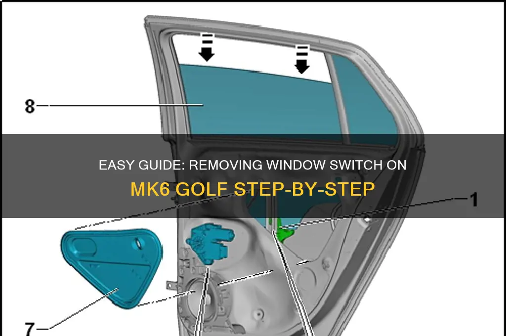 how to take window switch out mk6 golf