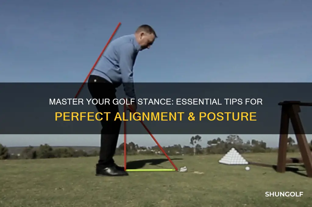 how to take your stance in golf