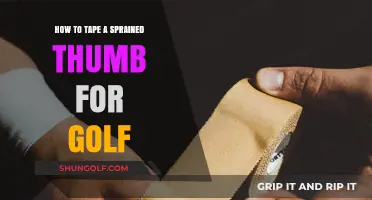 Effective Taping Techniques for a Sprained Thumb to Improve Golf Swing
