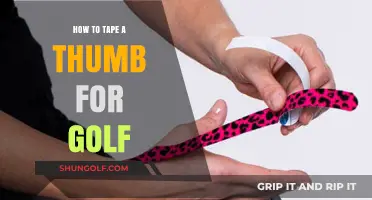 Master Your Golf Grip: Effective Thumb Taping Techniques for Better Play