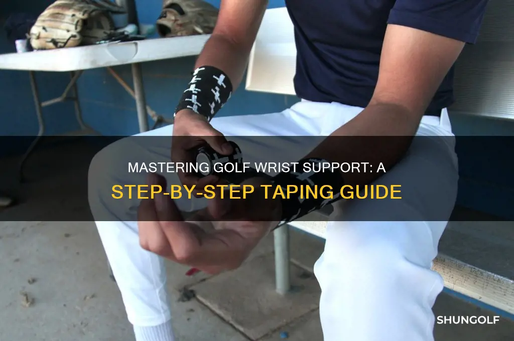 how to tape a wrist for golf