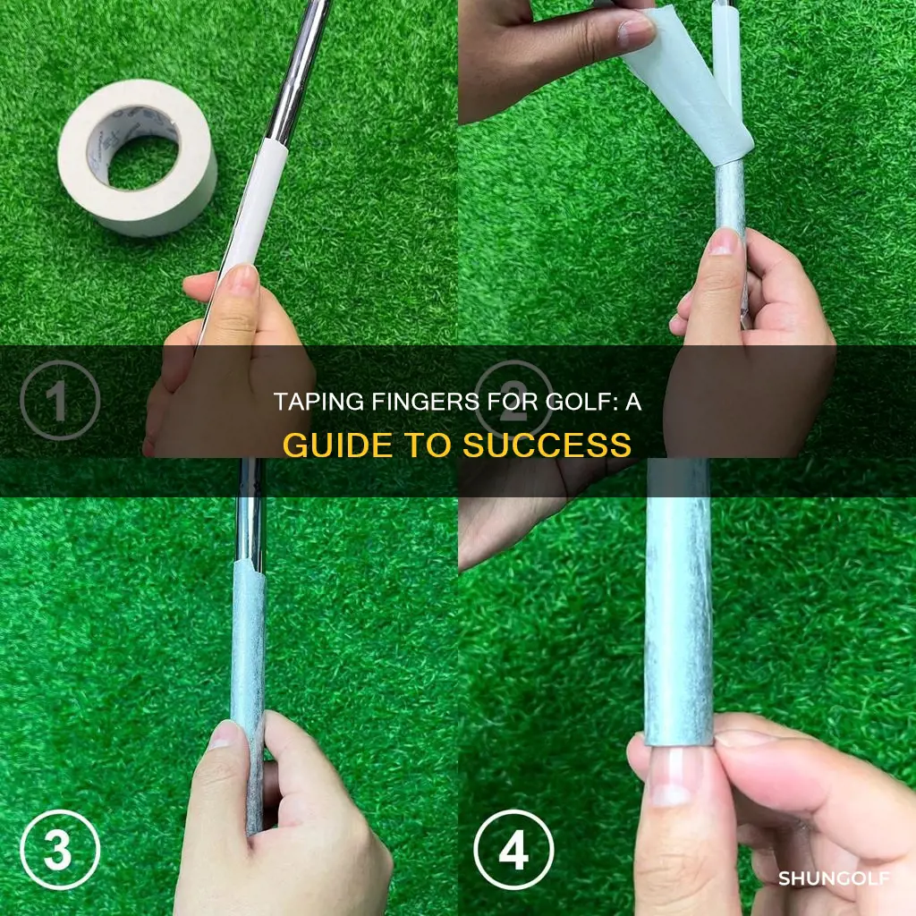 how to tape fingers for golf