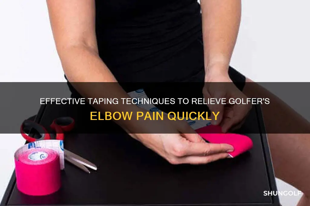 how to tape for golfer