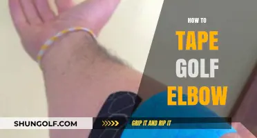 Golf Elbow: Taping Techniques for Quick Relief