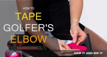 Taping Techniques for Golfer's Elbow Relief