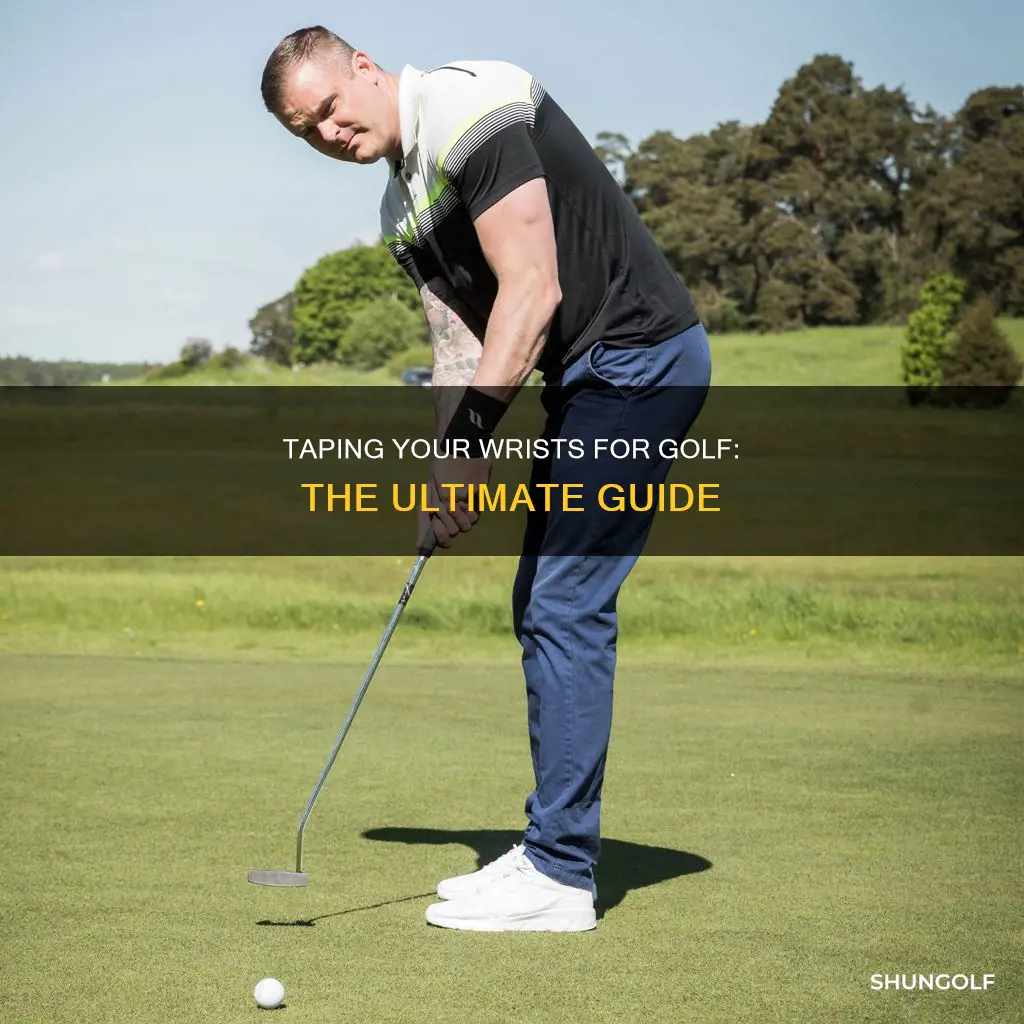 how to tape wrist for golf