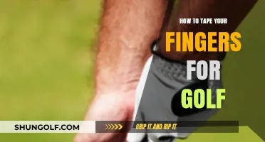 Master Your Golf Grip: A Guide to Taping Fingers for Comfort and Control
