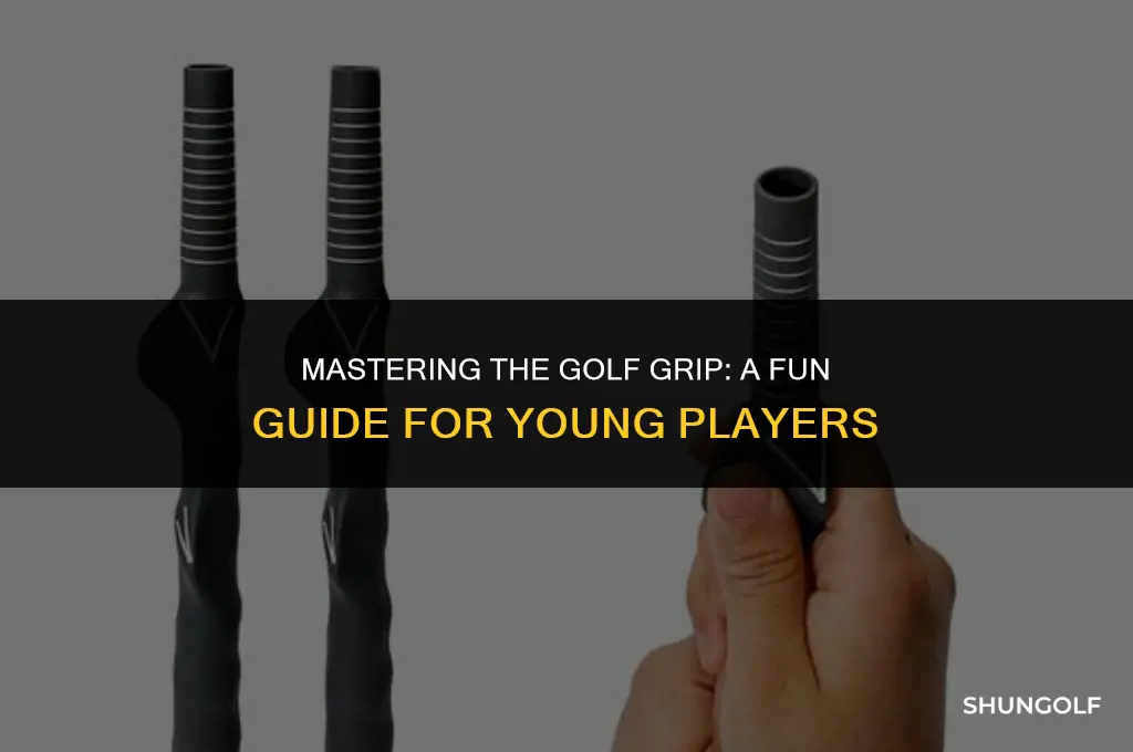 how to teach a golf grip to a child