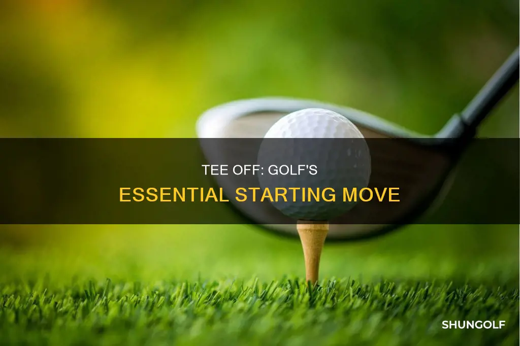 how to tee off in golf