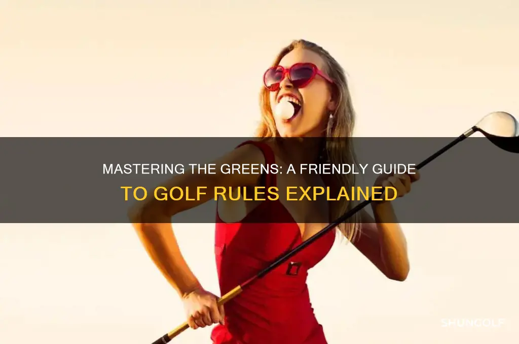 how to tell a friend golf rules