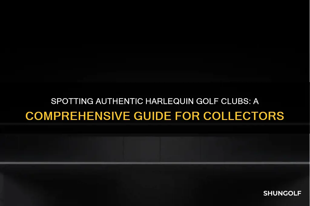 how to tell a real harlequin golf
