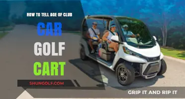 Determining Your Club Car Golf Cart's Age: A Comprehensive Guide
