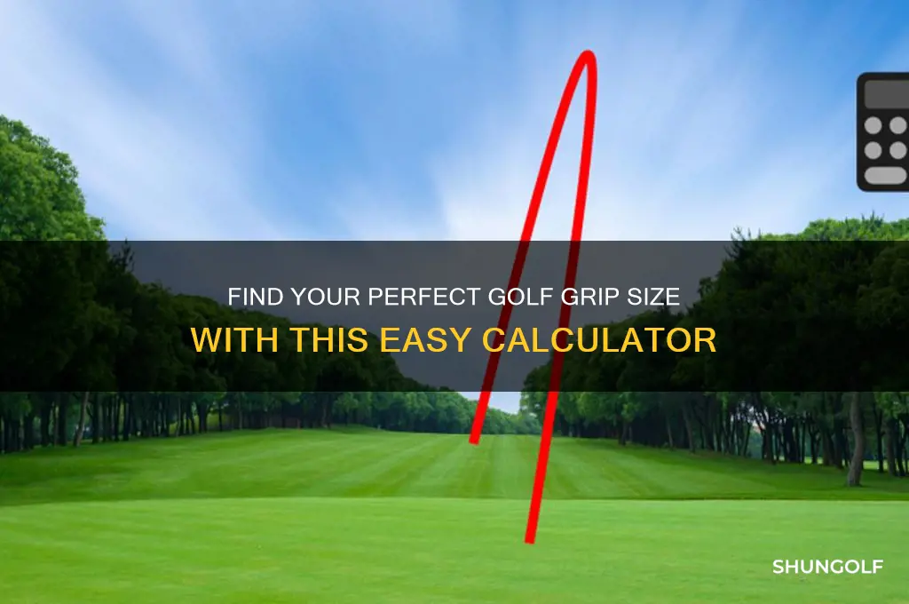 how to tell golf club grip size calculator
