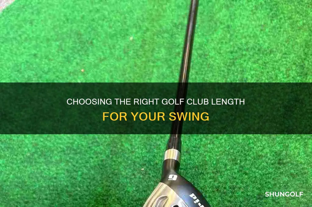 how to tell how long your golf clubs should be