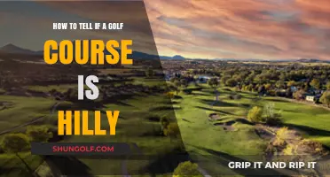 Uneven Lies: Identifying Hilly Terrain on the Golf Course