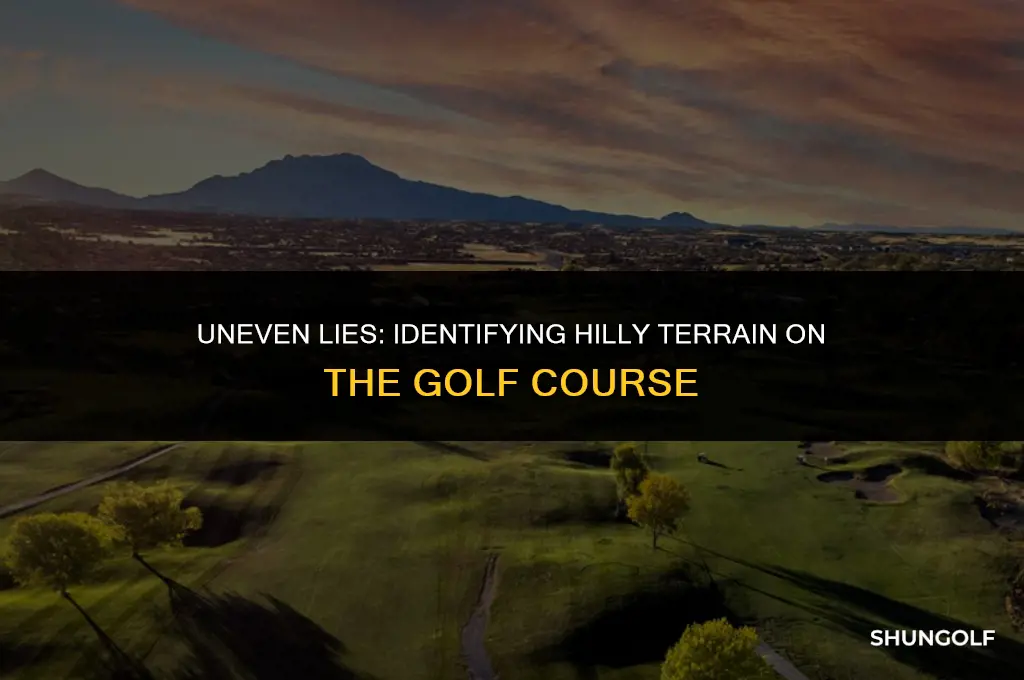 how to tell if a golf course is hilly