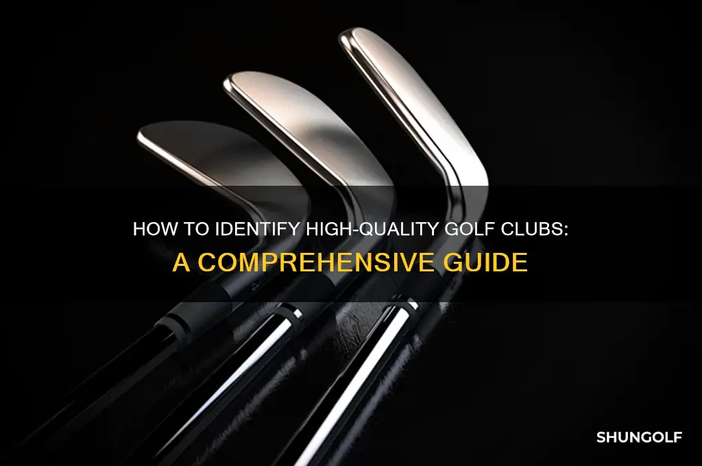 how to tell if golf clubs are good