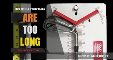 Are Your Golf Clubs Too Long? Signs to Watch For