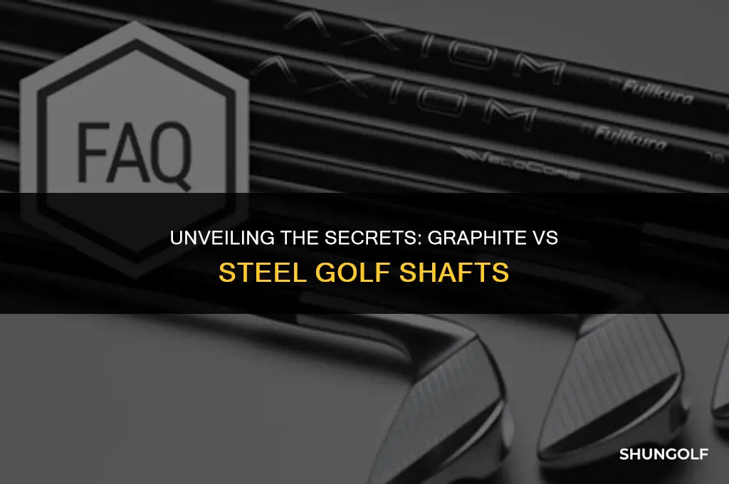 how to tell if golf shaft is graphite or steel