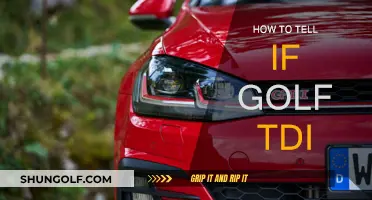 Recognizing the Golf TDI: A Guide to Identifying the TDI Model