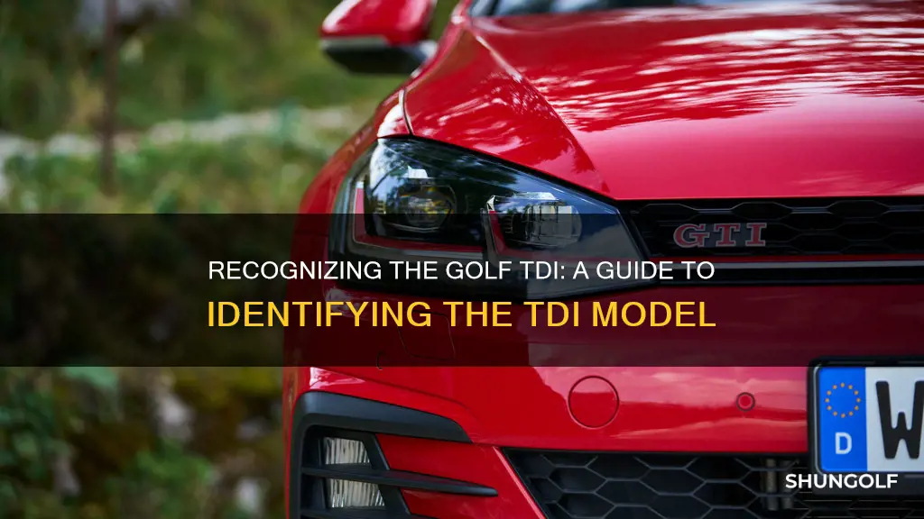 how to tell if golf tdi