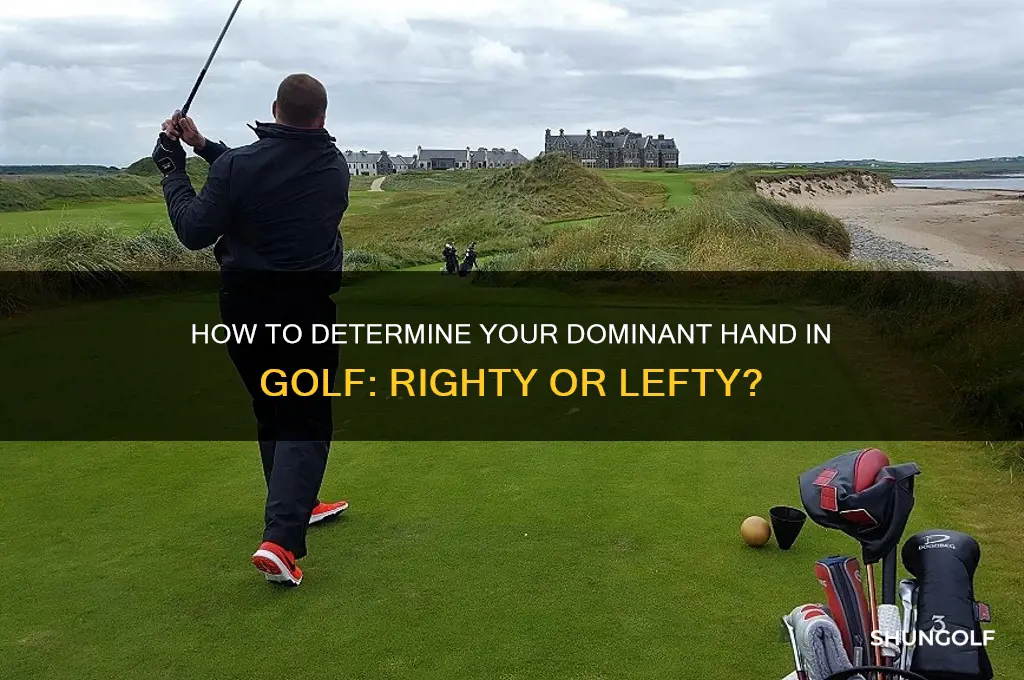 how to tell if righty or lefty golf