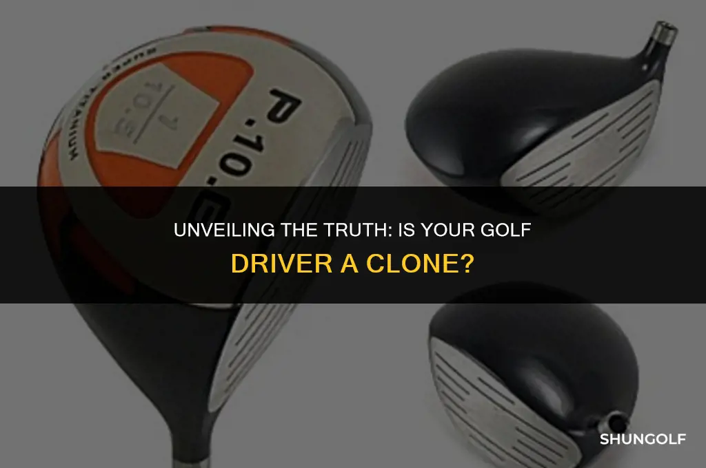 how to tell if your golf driver is a clone