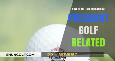 Teeing Up the News: Creative Ways to Share Your Pregnancy on the Green