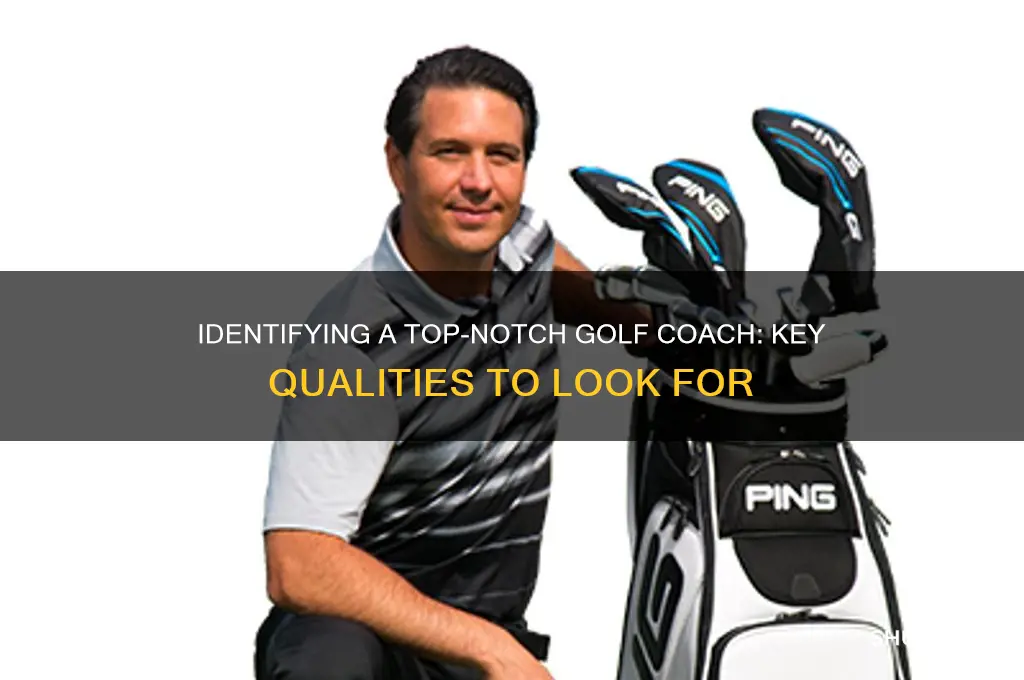 how to tell quality of a golf coach