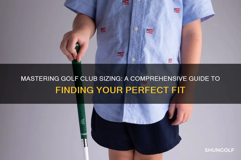 how to tell size of golf clubs