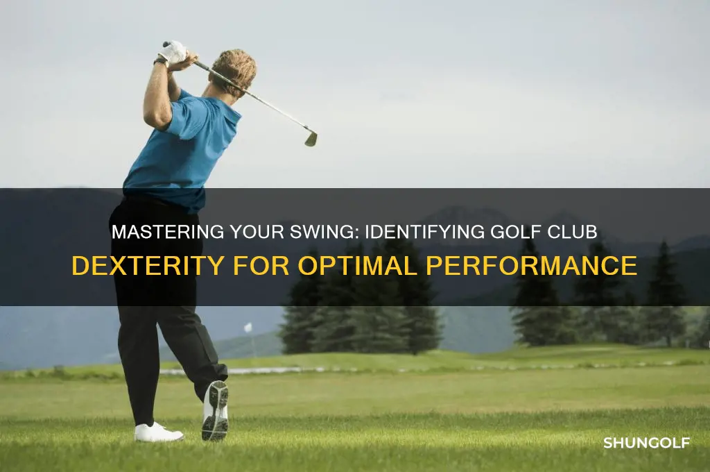 how to tell the dexterity of golf clubs