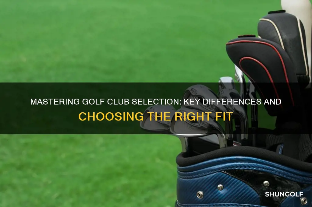 how to tell the difference between golf clubs
