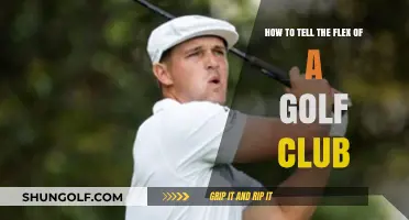Mastering Your Swing: Identifying the Flex of a Golf Club