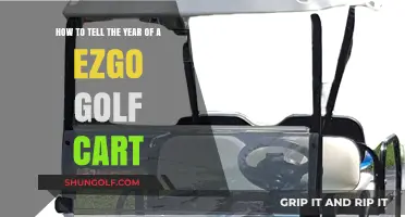 Identifying Your EZGO Golf Cart's Manufacturing Year: A Simple Guide