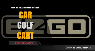 Identifying Your Club Car Golf Cart's Manufacturing Year: A Simple Guide